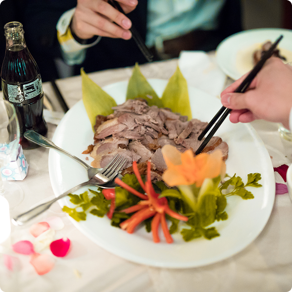 Asiatisk mat på Ching Palace